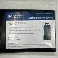 Advanced Ortho The Fast Fit Knee Sleeve 620 Universal One Size Fits All L2397