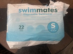 Swimmates Adult Disposable Incontinence Swimwear Diapers Briefs Bowel Small