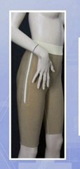 Post-Surgical Recovery Compression Girdle Shorts Zipper Beige Tan Women’s M