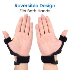 Velpeau Silicone Thumb Support Brace Waterproof Semi-rigid Splint Fits both hand