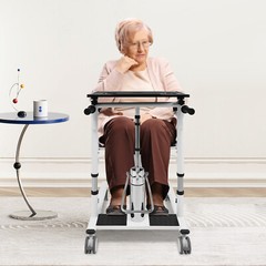 330LB Hydraulic Patient Lift Transfer Chair Mobility Elderly Aid Wheelchair Lift