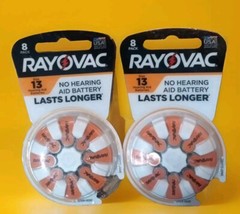 RAYOVAC⚡Size 13 Hearing Aid Batteries Lotx2-8 Pack 16ct Batteries „Fast Shipp’N“