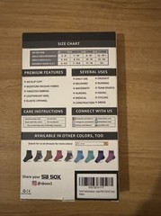 SB SOX Ankle Compression Sleeve Plantar Fasciitis Compression Socks Black Small