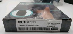 Coretech Dual 845 OA LEFT Knee Brace SMALL SUP2079BLKLS w/ 397 Suspension Sleeve