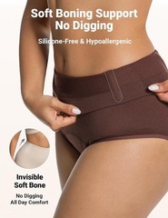 Women Incontinence Underwear, Comfort Control Shapewear Postpartum Adult