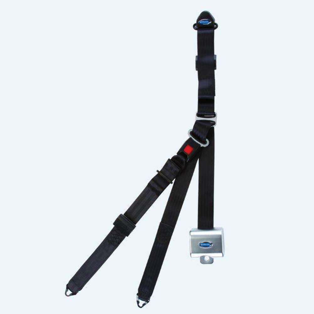 WHEELCHAIR RETRACTABLE SHOULDER/LAP BELT COMBO ASSEMBLY | Q8-6326-A1