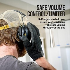 Connect Wireless Hearing Protector with Bluetooth 26 dB Noise Reduction Rating