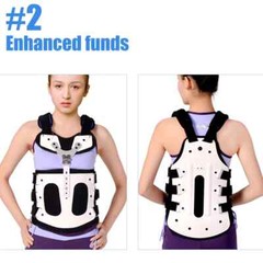 New Fixed Spinal Adjustable Back Brace Kyphosis Mild Scoliosis Post Support