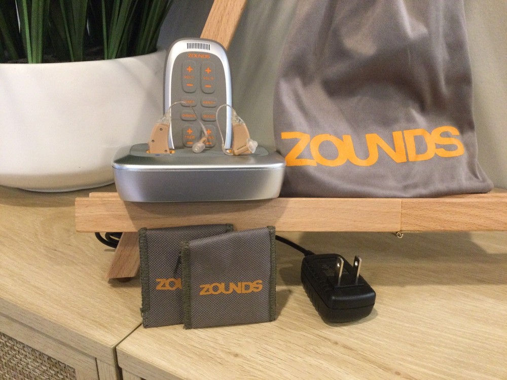 Zounds Hearing Aid Charging Base and Remote – Hearing Aids Included Clareza 16