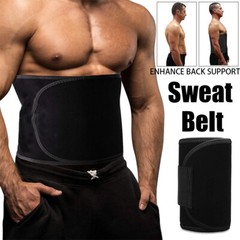 Men Sweat Belt Slimming Waist Trainer Body Shaper Sauna Trimmer Band Weight Loss