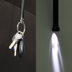 24.4 in Claw Grabber Tool,Bendable Hose Reacher Pickup with LED Light,4 Claw Pic