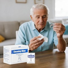 Durable Individually Wrapped Wipes for Clean Earbuds & Hearing Aids – 100 Count