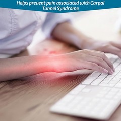 MEDI PROTECT Carpal Tunnel Support w/Strap Left Hand (Beige) Small 89502