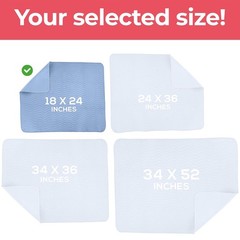 Utopia Bedding Washable Reusable Waterproof Underpads 18×24 Incontinence 4 PACK