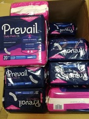 Prevail Daily Pads Lot (19) 20 Count Moderate Absorbency New Bladder Leaks