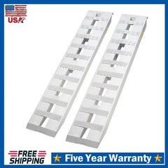72″/84″/94″ Aluminum Trailer Ramps 6000Lbs Heavy-Duty Loading Ramp for Car Truck