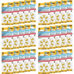 Powermax Size 10 Hearing Aid Batteries 180 Count Long-Lasting Battery Pack Yello