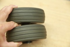 PAIR Quantum Q6 Edge HD 6″x2″ Caster Wheels Tires for Power Chair WHLASMB7110040