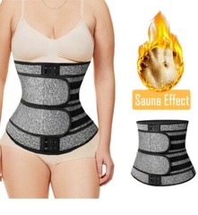 Waist Trainer Lumbar Lower Back Brace Support Belt Fat Burner Cinchers Men&Women