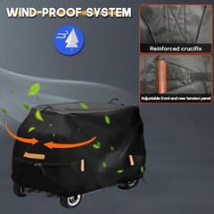 Mobility Scooter Cover 600D All-Weather、UV、Waterproof、Protection – 56″x27″x39″