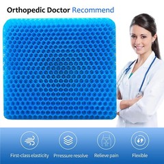 Gel Seat Cushion for Long Sitting Extra Thick Gel Cushion for Wheelchair So…..