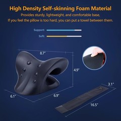 Neck Stretcher Heated for Pain Relief Cervical Traction Device Pillow Graphene
