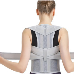 Adjustable Posture Corrector Low Back Support Shoulder Brace Belt For Men Women