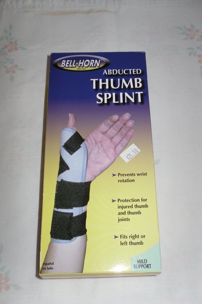 New Abducted Thumb Spica Universal Size Splint Support Brace „New in the box“