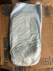 Sample Of 1 Large Vintage Attends Plastic Adult Diaper 1990s