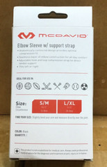 McDavid Sport Elbow Compression SleeveWith Support Strap L/XL