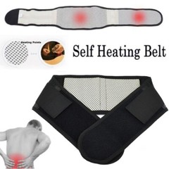Self Heating Magnetic Back Support Lower Lumbar Brace Adjust Belt Pain Relief