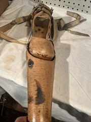 Vintage Prosthetic Arm Adult Arm With Harness Steam Punk Oddity Prop #3