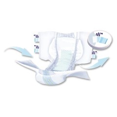 Seni Super Heavy Absorbency Incontinence Brief, Large (CS/75)