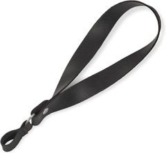Handmade Leather Cane Strap – Stylish Wrist Strap for Canes and Walking Black