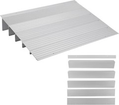 GRAVEE Adjustable Aluminum Threshold Ramp 1/2/3/4/5″ Rise Door Ramp