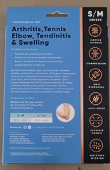 Copper Compression Elbow Sleeve Fits Left or Right Elbow – BS3 Small/Medium