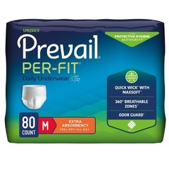 Prevail Per-Fit Underwear Med Heavy Absorbency Pull On w/ Tear