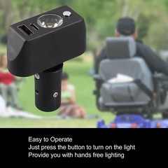 3 Angle Light Wheelchair Adjustable Pin Electric USB Charging BEA Head LED XLR