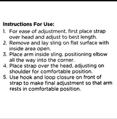 Adjustable Arm Sling Support Lightweight Breathable Comfortable Pockets Adults