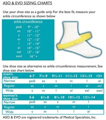 Med Spec Medium Size ASO Ankle Stabilizer – Black Medium MODEL 264014