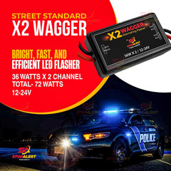 New X2 Wig Wagger Alternating Flasher Relay – Waterproof Universal Emergency