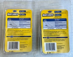 Dr Scholls Heel Liners #31012 Womens & Mens 2 Pairs New Factory Sealed