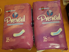 New Prevail Pads Discreet Bladder Moderate Extra Coverage 16 Pads – 2 Pkg