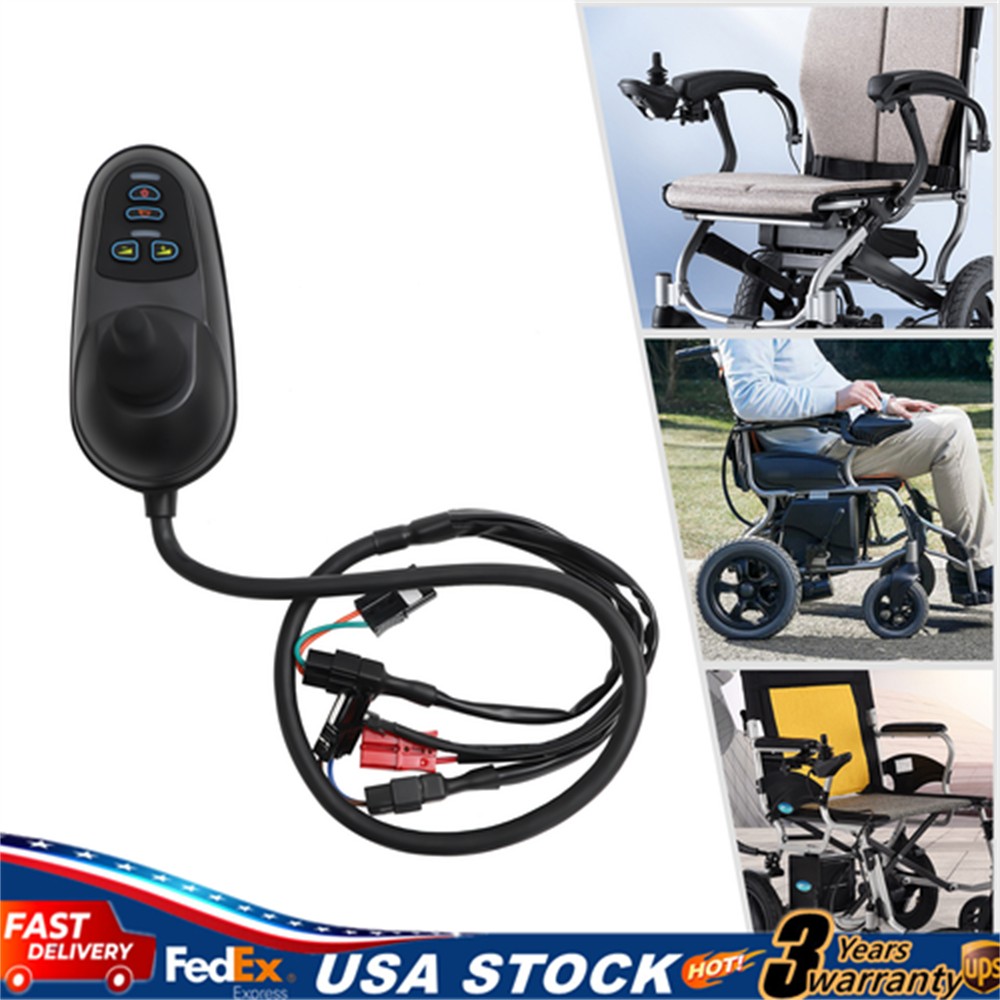 4 Keys Electric Power Wheelchair Controller Joystick Waterproof Part Accessories