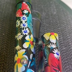Adjustable Folding Cane with Ergonomic Handle, Lightweight, Sturdy Flowers