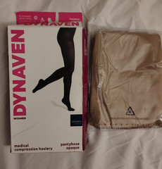 Dynaven Medical Compression Pantyhose 20-30 30-40 mmHg Stockings New Sealed
