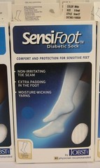 Jobst SensiFoot Diabetic Sock in Different Styles and Colors Made in the USA