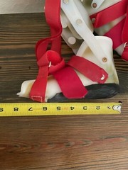 Cascade DAFO Set Of 2 Night Red White Leg Ankle Brace