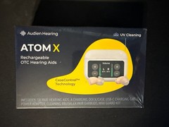 Audien Atom X OTC Hearing Aids – New In Sealed Box