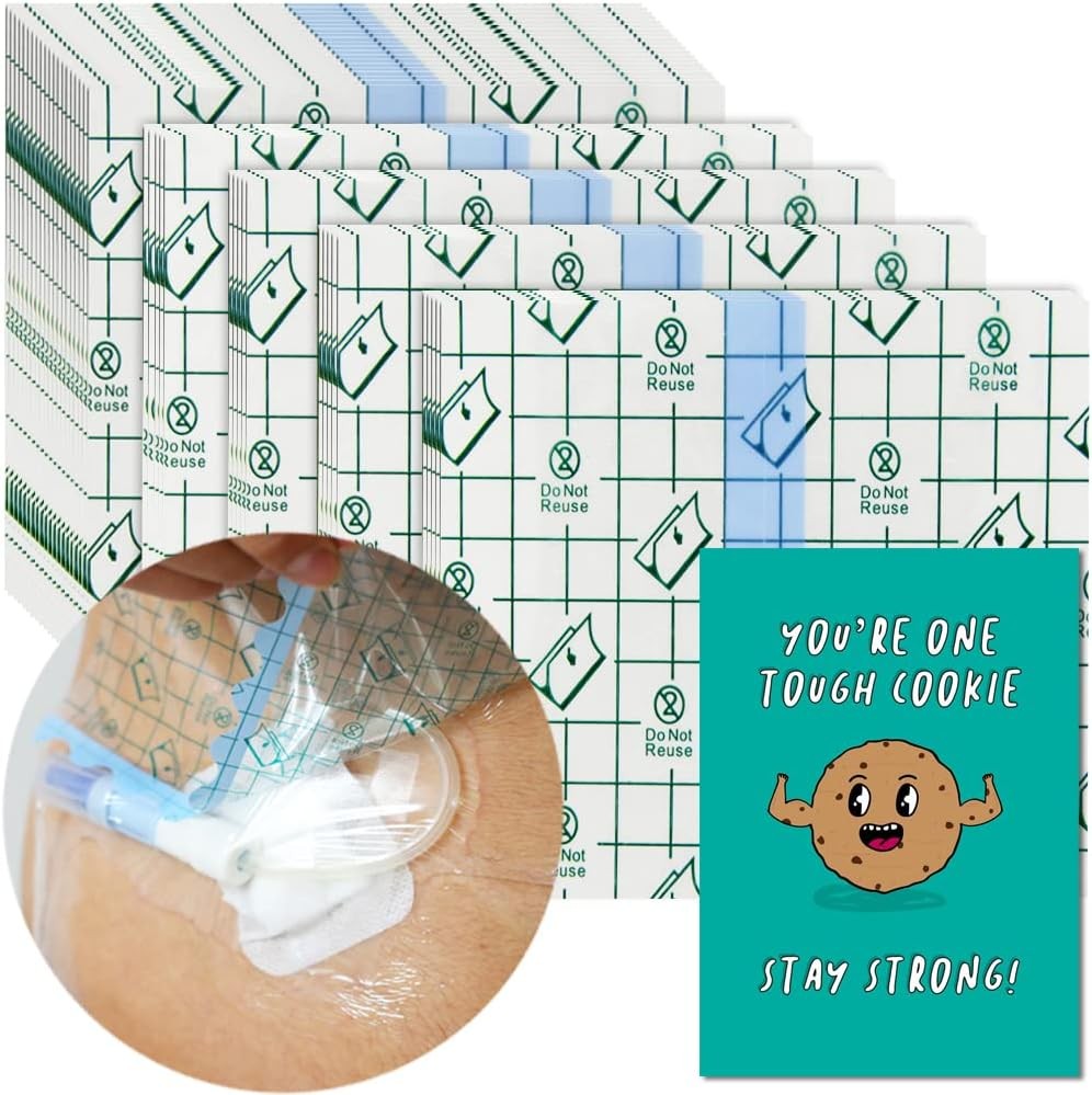 Waterproof Stretch Adhesive Bandage PD Dialysis 6 x 6 Inch (Pack of 50)